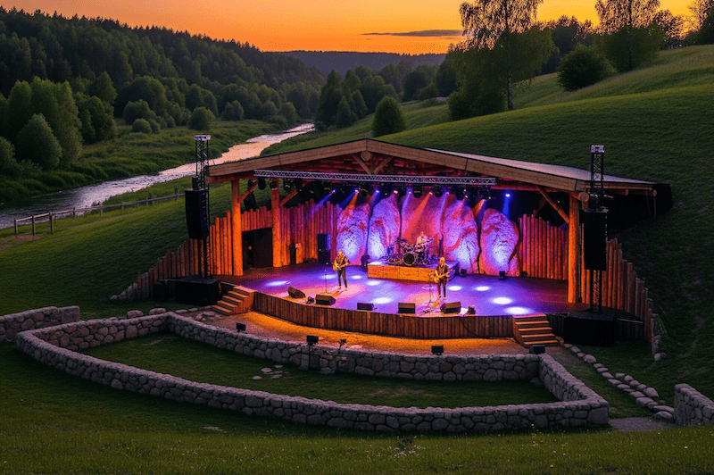 Bridging In & Out – The Carnaby Media Hub's Outdoor Stage