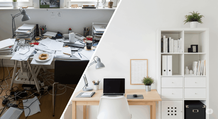 From Chaos to KALLAX: How I Redesigned My Home Office