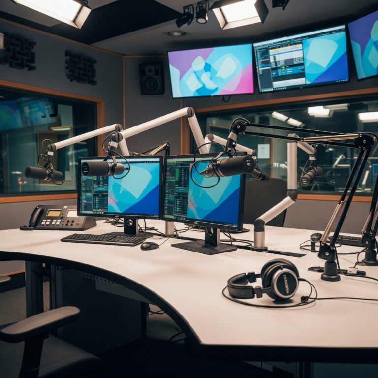On Air and Online: Diving into the Carnaby Media Hub’s Radio Studios